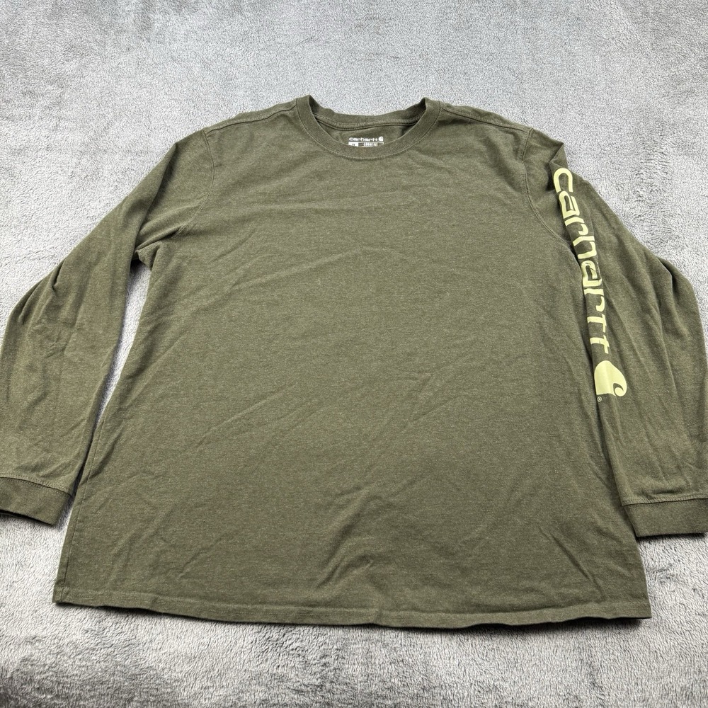 Carhartt Dearborn Shirt Women's Large Loose Fit Long Sleeve Workwear Outdoors